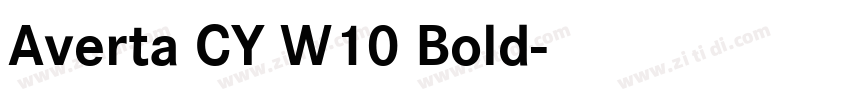 Averta CY W10 Bold字体转换 Averta CY W10 Bold字体转换